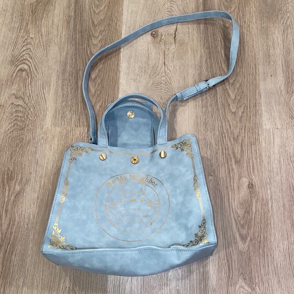 Bioworld My Neighbor Totoro Blue Crossbody Bag - Picture 6 of 6